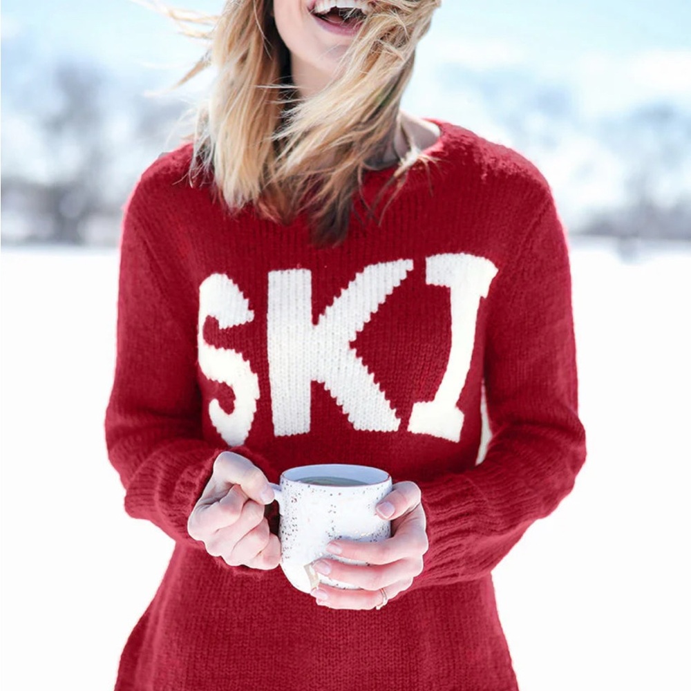WOODEN SHIPS Ski sweater! Size XL/L